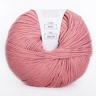 Infinity Cotton Alpaca ( 4042 OLD PINK)  85% хлопок, 15 % беби альпака 50гр/150 м